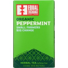 EQUAL EXCHANGE: Tea Peppermint Org, 20 bg