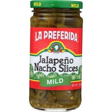 LA PREFERIDA: Pepper Jlpno Nacho Mild, 11.5 oz