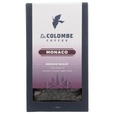LA COLOMBE: Coffee Whl Bean Monaco, 12 oz