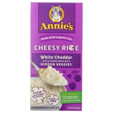 ANNIES HOMEGROWN: Rice Cheesy White Cheddar, 6.6 oz