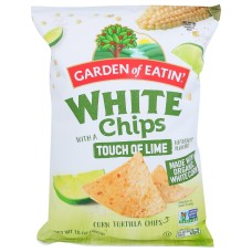 GARDEN OF EATIN: Chip Tortilla White Lime, 10 oz