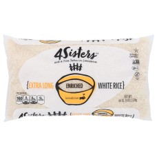 4SISTERS: Rice White Long Grain, 5 lb