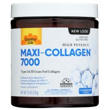 COUNTRY LIFE: Powder Maxi Collagen, 7.5 oz