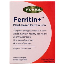 FLORA HEALTH: Iron Ferritin Plus, 30 vc