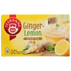TEEKANNE: Tea Ginger Lemon, 20 bg