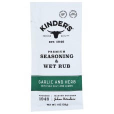 KINDERS: Seasoning Grlchrb Sslt L, 1 oz