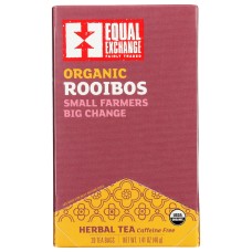 EQUAL EXCHANGE: Tea Rooibos Org, 20 bg