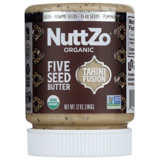 NUTTZO: Five Seed Tahini Organic, 12 oz