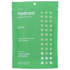 HYDRANT: Hydration Lime 10Pkt, 10 ea