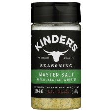 KINDERS: Seasoning Master Salt, 6 oz