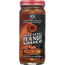 KIKKOMAN: Sauce Peanut Thai Style, 9 oz