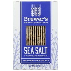 BREWERS CRACKERS: Flatbreads Sea Salt, 5 oz