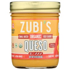 ZUBIS: Dip Queso And Salsa Org, 8 oz