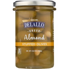 DELALLO: Olives Almond Stuffed, 5.82 oz
