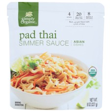 SIMPLY ORGANIC: Sauce Pad Thai Org, 8 oz