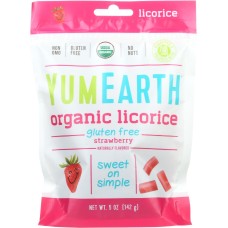 YUMEARTH: Licorice Strawberry Gf Org, 5 oz