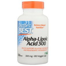 DOCTORS BEST: Alpha Lipoic Acid 300Mg, 180 vc