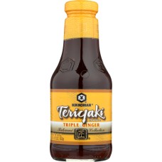 KIKKOMAN: Sauce Teriyaki Trpl Gngr, 19.5 oz