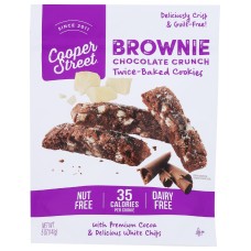 COOPER STREET: Cookies Choc Brownie, 5 oz