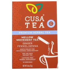 CUSA TEA: Tea Mellow Movment Herbl, 10 ea