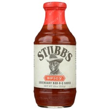 STUBBS: Sauce Bbq Spicy, 18 oz