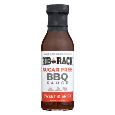 RIB RACK: Sauce Bbq Sweet Spicy Sf, 11 oz