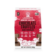 LAKANTO: Truffles Choc Dark Choc, 3.63 oz