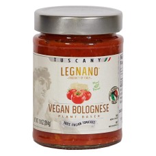 LEGNANO: Pasta Sauce Bolognese Vegan, 10 oz