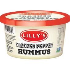 LILLY'S: Hummus Cracked Pepper, 12 oz