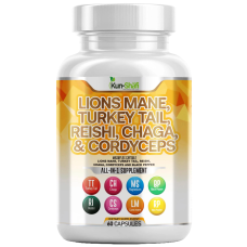 Kun Shafi Lion's Mane Mushroom Complex - Brain & Memory Reishi, Rice Powder 60 C Kun Shafi Lion's Mane Mushroom Complex - Brain & Memory Reishi, Rice Powder 60 C