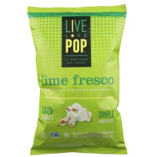 LIVE LOVE POP: Popcorn Lime Fresco, 4.4 oz