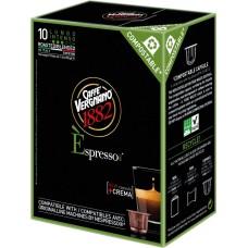 CAFE VERGNANO: Espresso Lungo Capsule, 4.94 oz