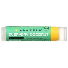 ALAFFIA: Everyday Coconut Vegan Lip Balm Coconut Mint, 0.15 oz