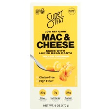 SUPERFAT: Keto Mac and Cheese Yellow Cheddar, 6 oz