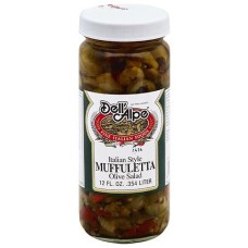 DELL ALPE: Italian Style Muffuletta Olive Salad, 12 oz