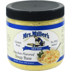 MRS MILLERS: Chicken Flavored Soup Base, 12 oz