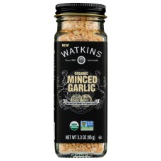 WATKINS: Organic Minced Garlic, 3.3 oz