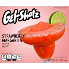 GEL SHOTZ: Strawberry Margarita Gelatin, 3.17 oz