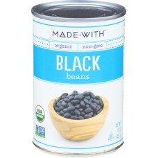 MADE WITH: Organic Black Beans, 15 oz