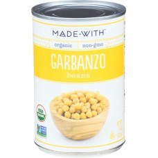 MADE WITH: Organic Garbanzo Beans, 15 oz
