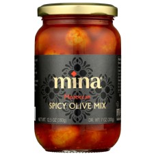 MINA: Moroccan Spicy Olives Mix, 12.5 oz