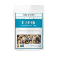 MADE WITH: Blueberry Granola With Flax, 13 oz