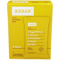 RXBAR: Maple Sea Salt Protein Bars, 4 pk