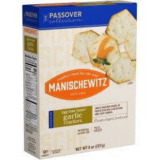 MANISCHEWITZ: Egg Tam Tams Garlic Crackers, 8 oz