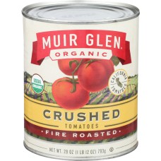 MUIR GLEN: Fire Roasted Crushed Tomatoes, 28 oz