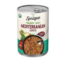 SPRAGUE: Organic Mediterranean Lentil Soup, 15 oz