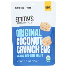 EMMYS ORGANICS: Original Coconut CrunchEms, 3.5 oz