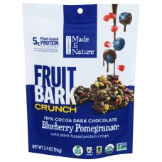 MADE IN NATURE: Fruit Bark Crunch Blueberry Pomegranate, 3.4 oz