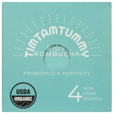 TIM TAM TUMMY: Mango For It Kids Kombucha 4Pk, 30 fo