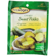 MRS WAGES: Refrigerator Sweet Pickle Mix, 1.94 oz
